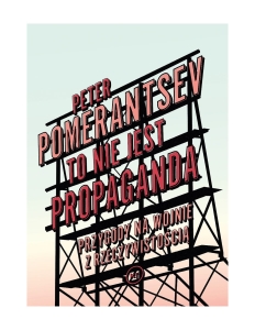 To nie jest propaganda