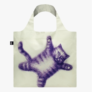 Torba LOQI • ARMANDO VEVE Flying Purrple Cat