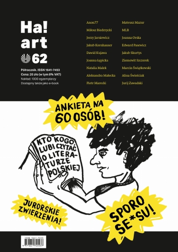 Czasopismo Ha!art nr 62