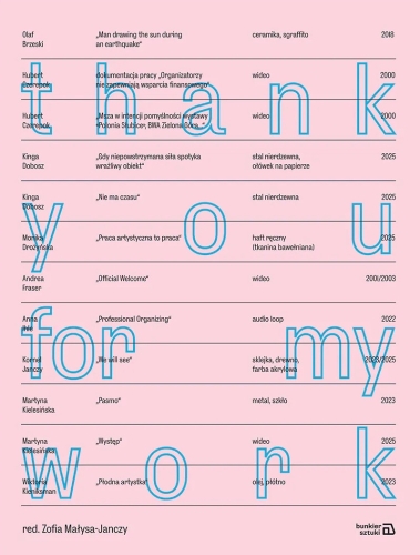 Thank You for My Work