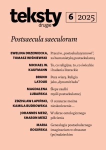 Teksty Drugie 6/2025 - Postsaecula saeculorum